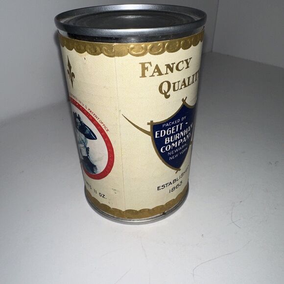 VTG Advertising Edgett But ham CO‎ Newark NY Small Green Lima Beans Can - Picture 4 of 10